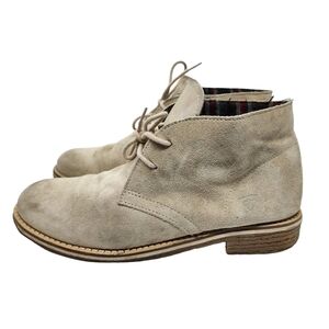 Tamaris Women's Suede Leather Lace Up Chukka  Boots - 39
